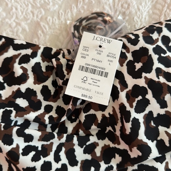 JCrew leopard one piece bathing suit. New with tags - Picture 2 of 2